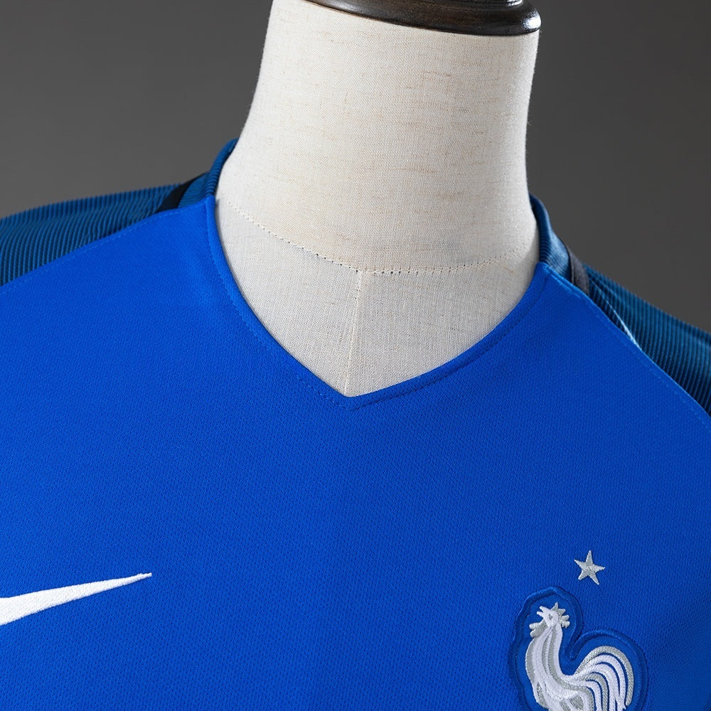 Retro France Home Jersey 2016 Football Kit Soccer Shirt product image 7