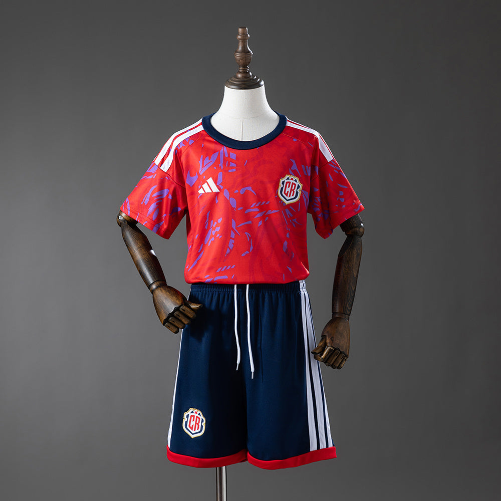 Kids Costa Rica Home Jersey 2026 Football Kit Soccer Shirt product image 1