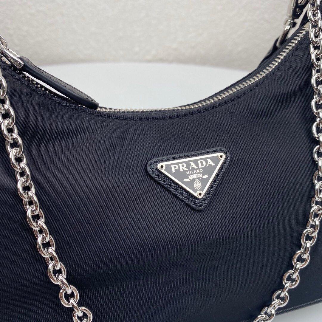 Prada Re-Edition 2005 Re Nylon Bag - Black product image 5, provided for visual reference and product detail review