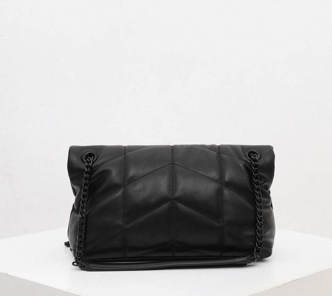 Saint Laurent Loulou Shoulder Bag - Black product image 2, provided for visual reference and product detail review