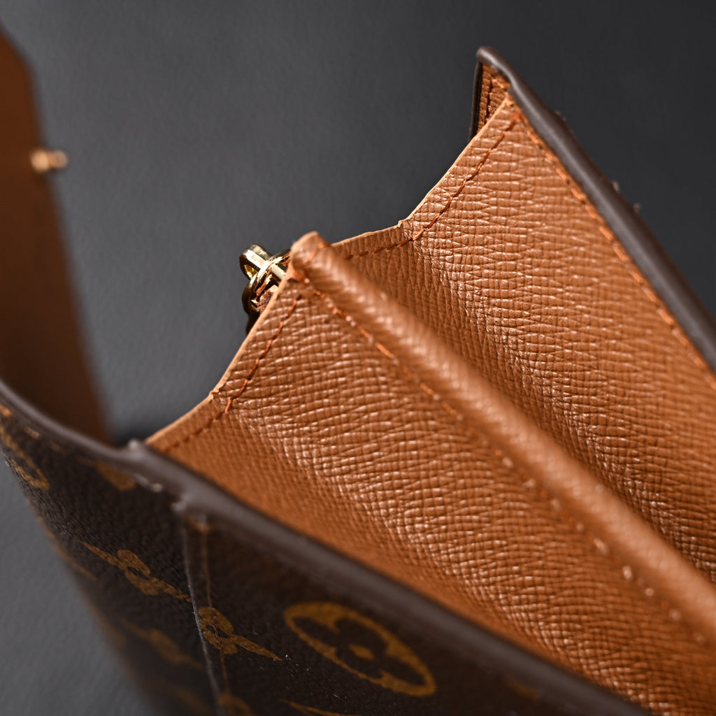Louis Vuitton Sarah Wallet – Monogram Canvas Long Flap Wallet (M60531) - Classic Monogram Brown product image 5, provided