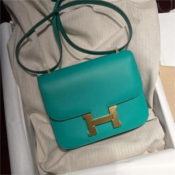 Hermes Micro Constance Bag - Blue product image 2, provided for visual reference and product detail review