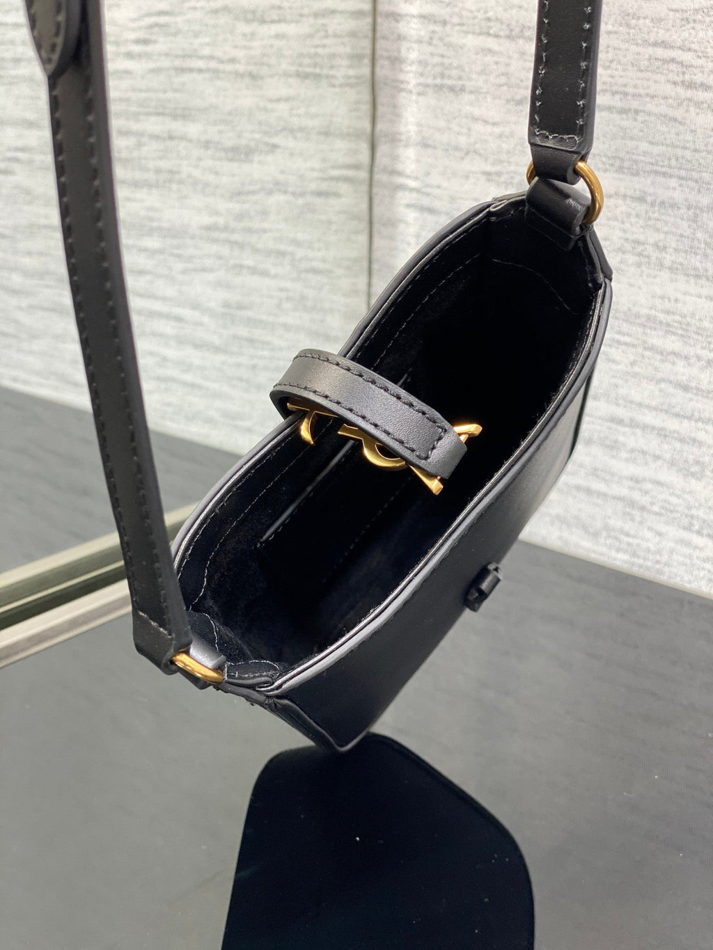 YSL Le 5 a 7 Mini Black Bag product image 5, provided for visual reference and product detail review