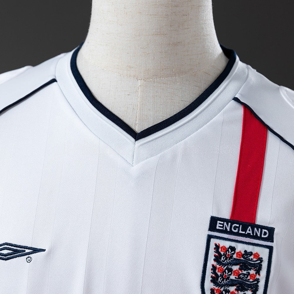 England Jersey 2002 Home Retro Football Kit Long Sleeves product image 8
