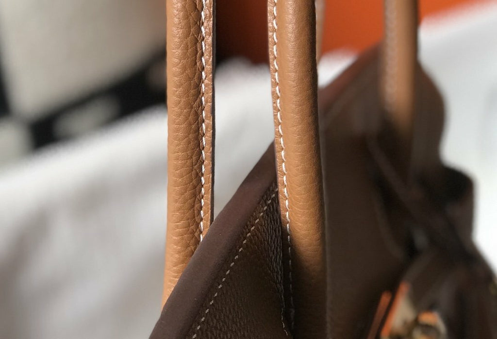 Hermes Hms Handle Bag 30cm Brown product image 5, provided for visual reference and product detail review