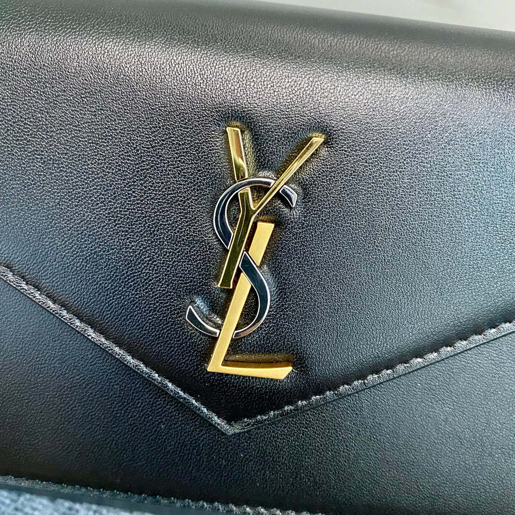 YSL Cassandra Shoulder Black Bag product image 5, provided for visual reference and product detail review