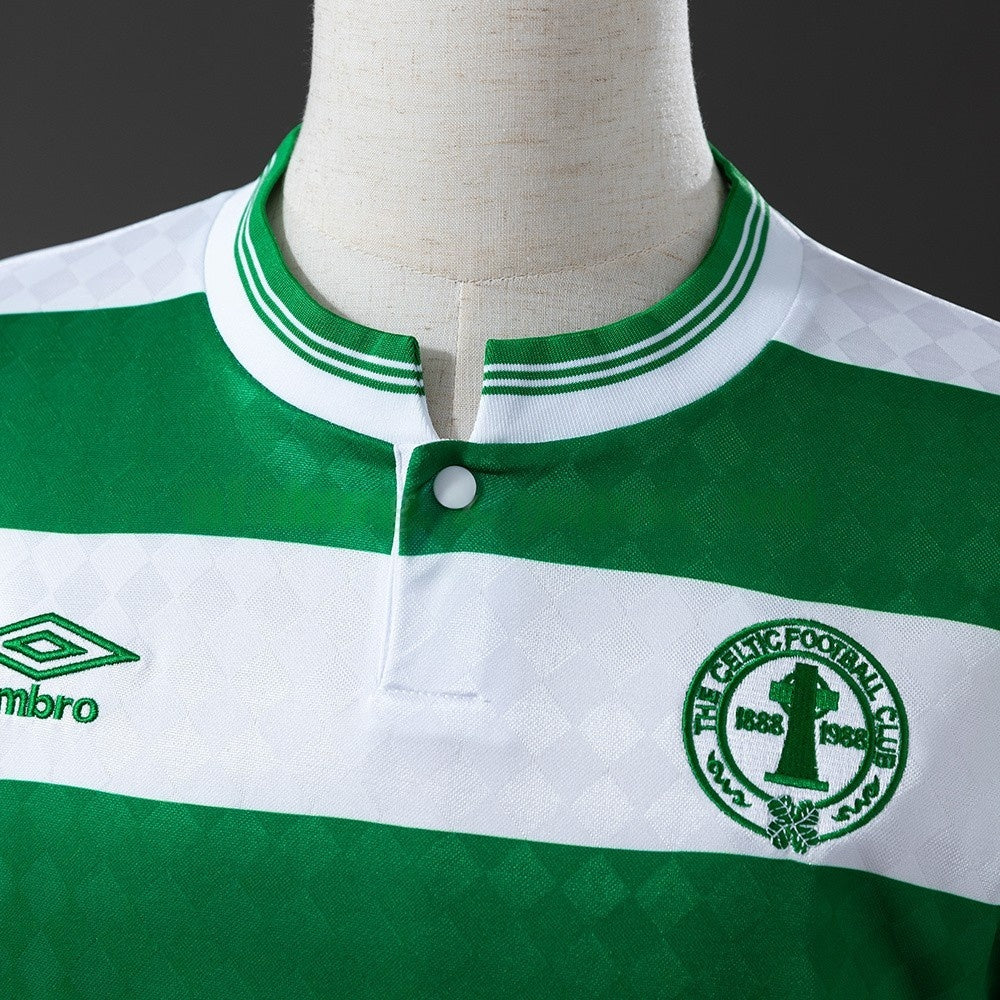 Celtic Jersey 1987-89 Home Retro Kit Long Sleeves product image 6