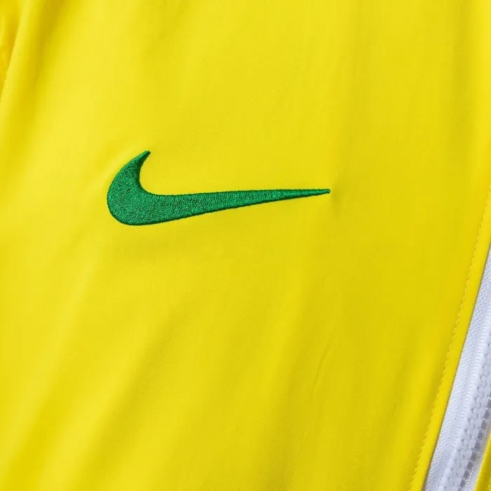 Brazil Windbreaker 2010-11 Yellow Football Kit Soccer Jersey product image 8