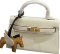 Hermes Mini Kelly 20 Nata Handbag product image 1, provided for visual reference and product detail review