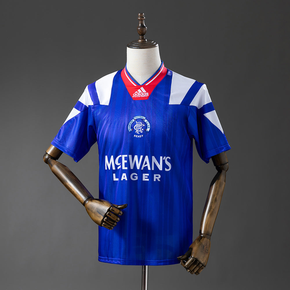 Rangers Jersey 1992-94 Home Retro Football Kit product image 1