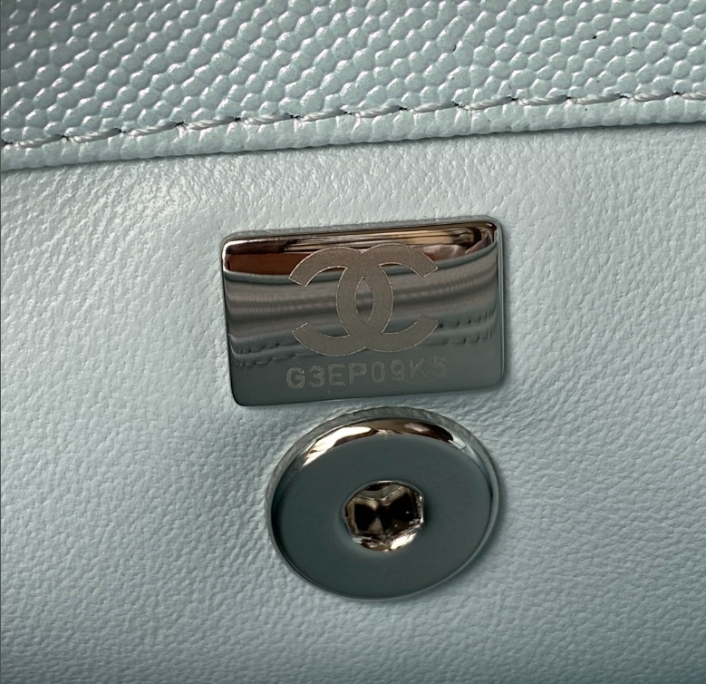 Chanel Coco Handle Bag 92990 23cm - Blue product image 4, provided for visual reference and product detail review