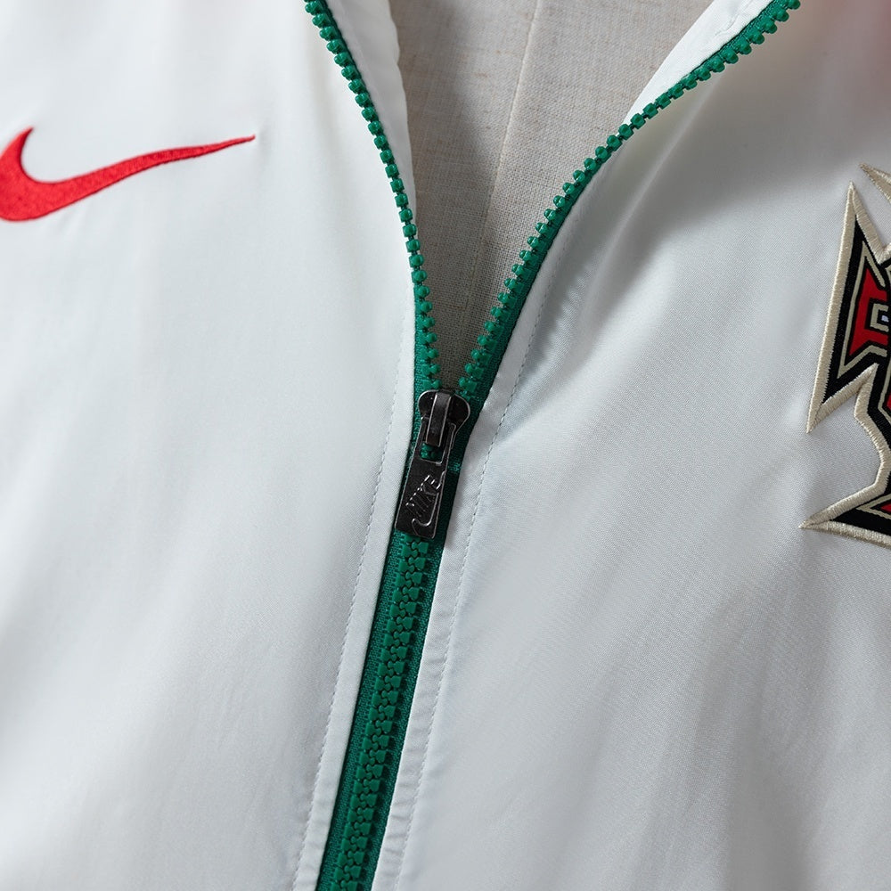 Portugal Windbreaker 2010 White Football Soccer Jacket product image 2