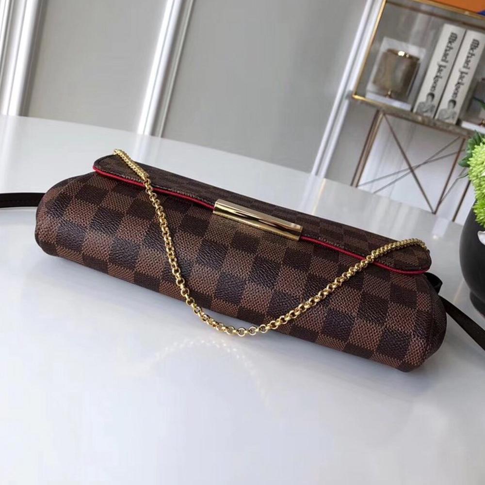 LV Favorite MM Damier Ebene Shoulder Bag product image 4, provided for visual reference and product detail review