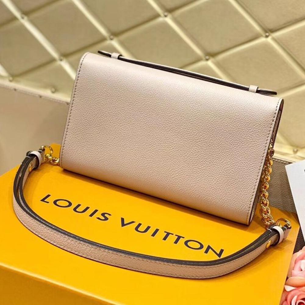 LV Twist Chain Wallet Light Pink Grain Leather product image 3, provided for visual reference and product detail review