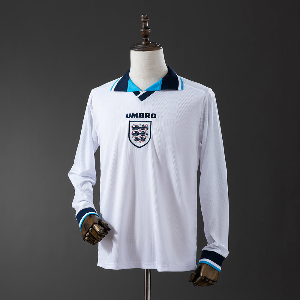 England Jersey 1996 Home Retro Kit Long Sleeves product image 1
