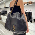 Saint Laurent Jamie 4.3 Leather Shoulder Bag - Black product image 1, provided for visual reference and product detail review