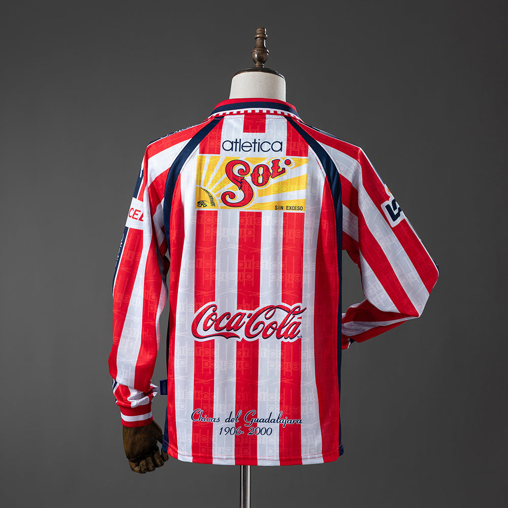 Retro Chivas Home Jersey 1999-2000 Long Sleeves Football product image 2