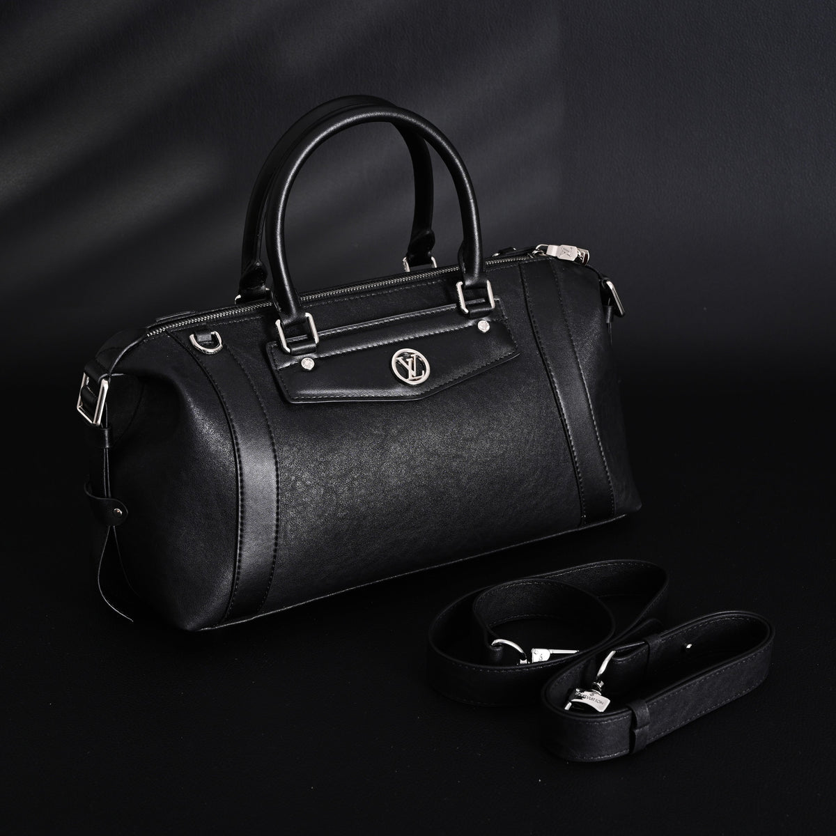 Louis Vuitton Nano Biker Bag in Black Lambskin Leather – Top Handle & Shoulder Carry (M14623) product image 2, provided for