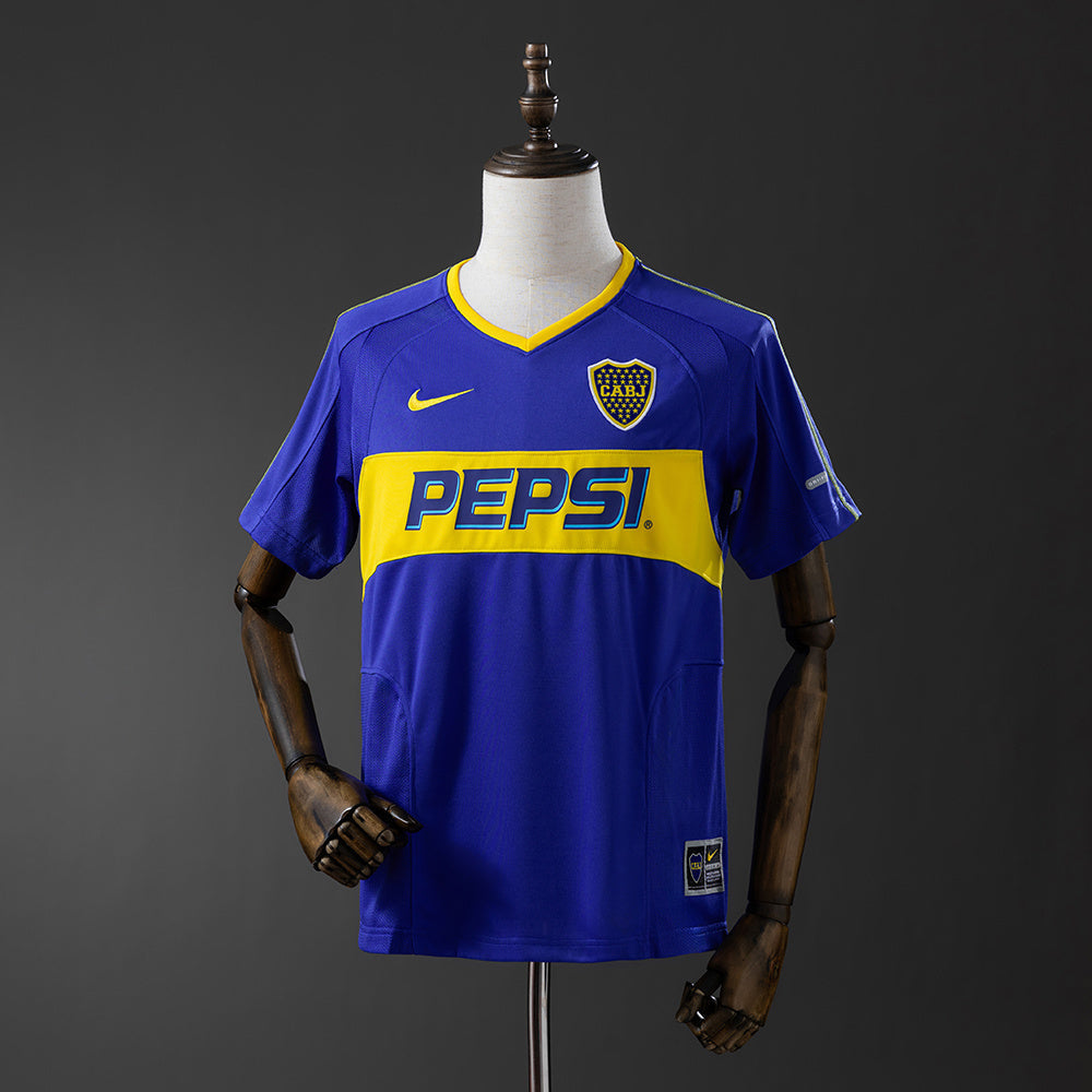 Boca Juniors Jersey 2003-04 Home Retro Football Kit product image 1