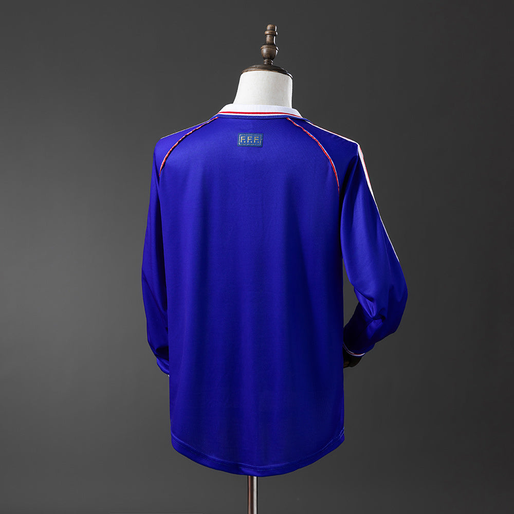 France Jersey 1998 Home Retro Football Kit Long Sleeves product image 2