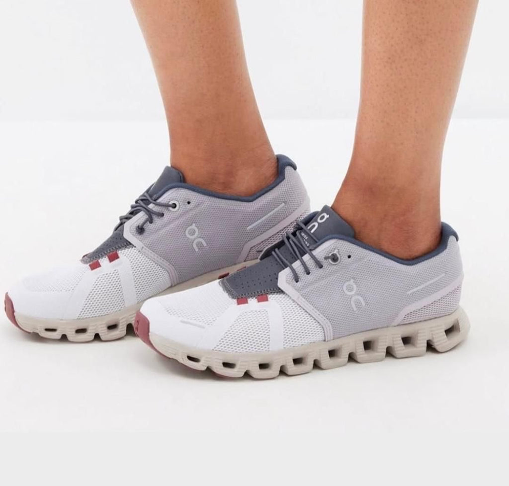 On Cloud 5 Pearl Frost Lifestyle Sneakers product image 3, provided for visual reference and product detail review