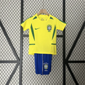 Retro Kids Brazil Home Jersey 2002 product image 1