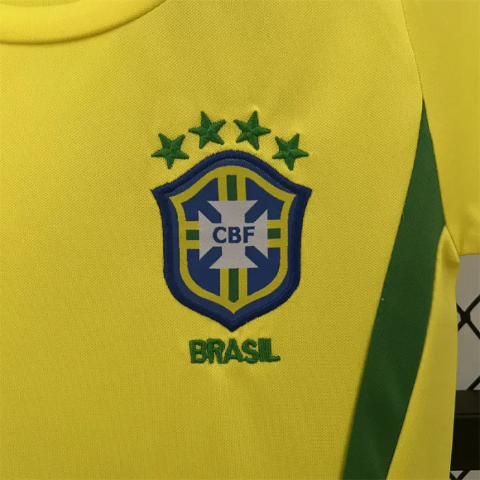 Retro Kids Brazil Home Jersey 2002 product image 4