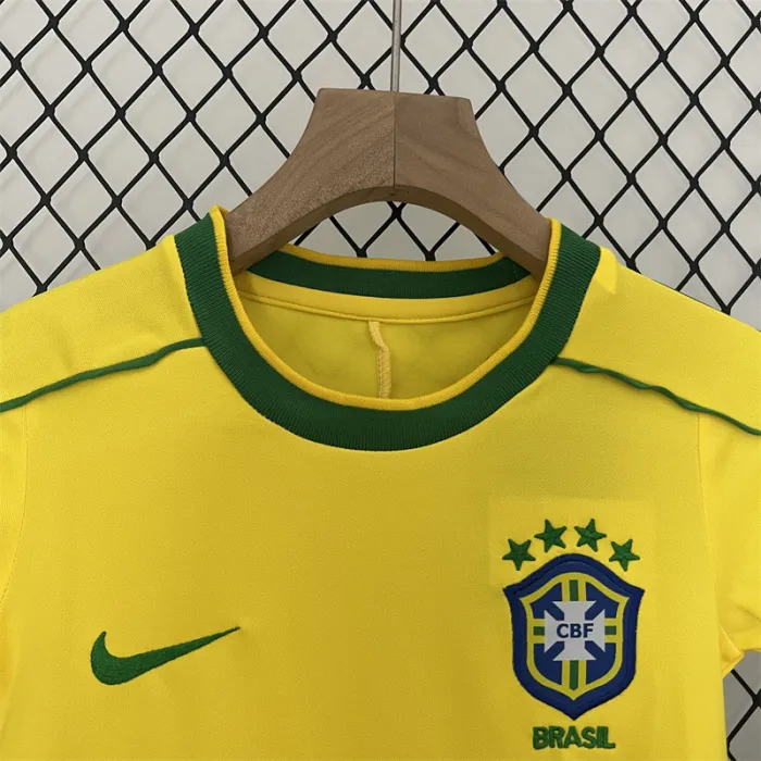 Retro Kids Brazil Home Jersey 1998 product image 2