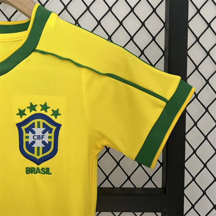 Retro Kids Brazil Home Jersey 1998 product image 3