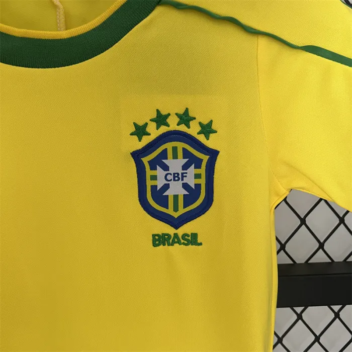 Retro Kids Brazil Home Jersey 1998 product image 4