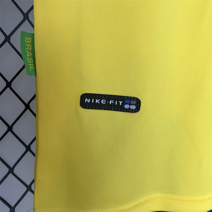 Retro Kids Brazil Home Jersey 1998 product image 6