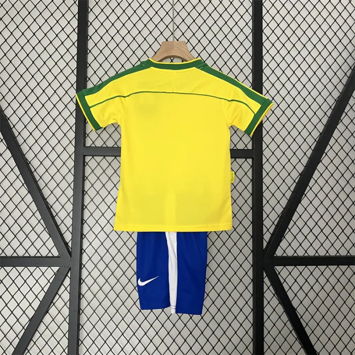 Retro Kids Brazil Home Jersey 1998 product image 9