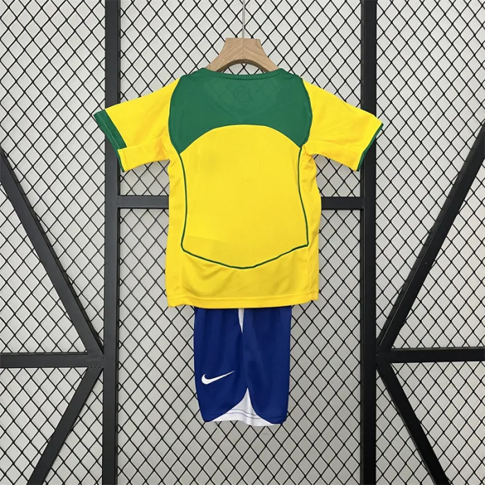 Retro Kids Brazil Home Jersey 2004 product image 7
