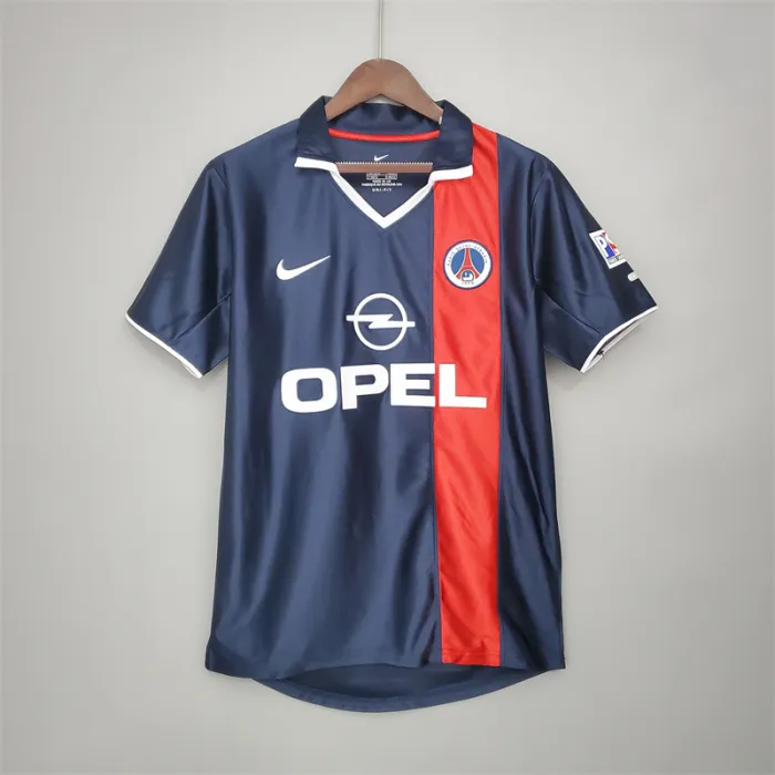 Paris PSG Jersey Home kit 2001/02 Retro Football Team product image 1