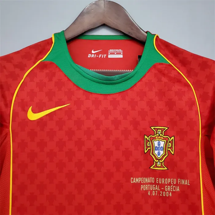 Portugal Jersey Home kit 2004 Retro Football Team Soccer product image 2