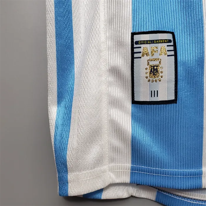 Argentina Jersey Home kit 1998 Retro Football Team Soccer product image 7