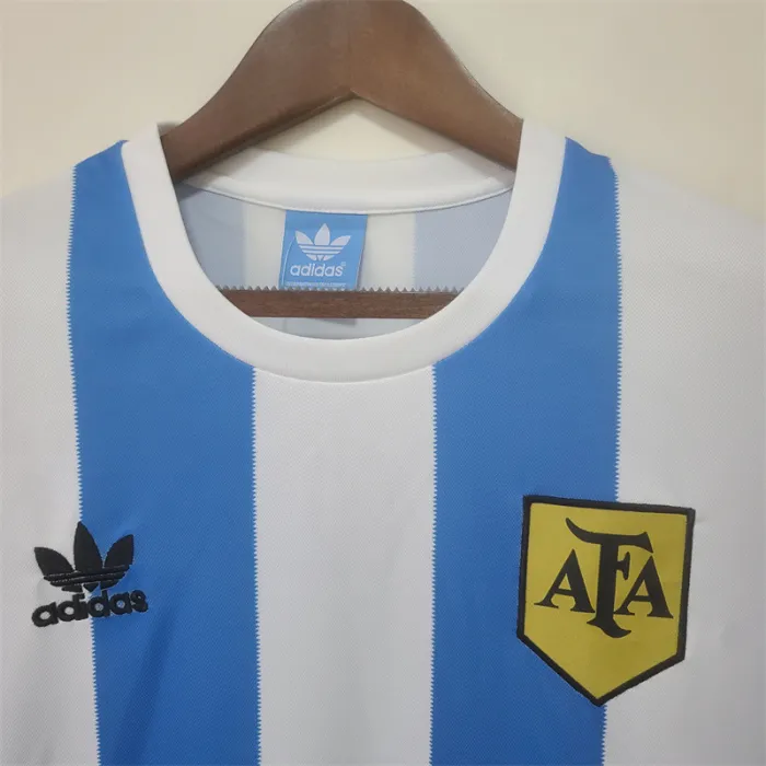 Argentina Jersey Home Kit 1978 Retro Long Sleeves Football product image 2