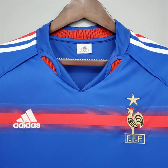 France Jersey Home Kit 2004 Retro Football Team Soccer Shirt product image 2