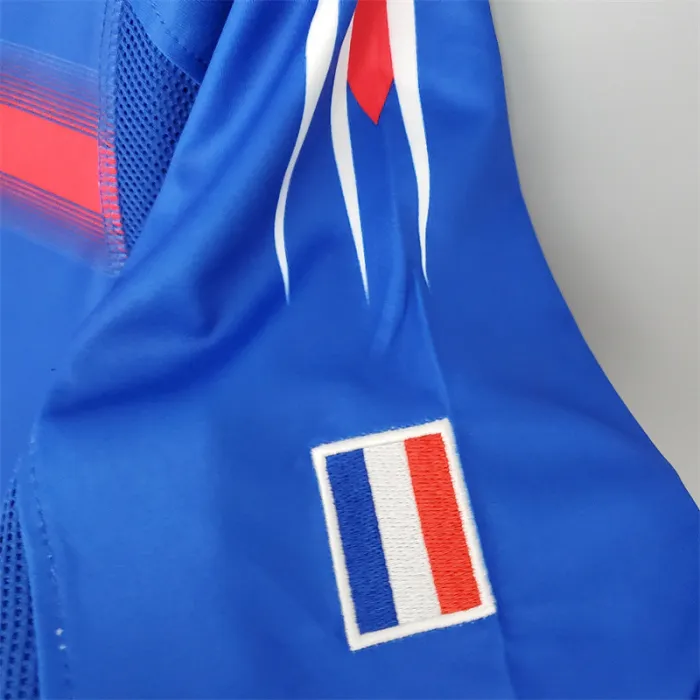 France Jersey Home Kit 2004 Retro Football Team Soccer Shirt product image 8