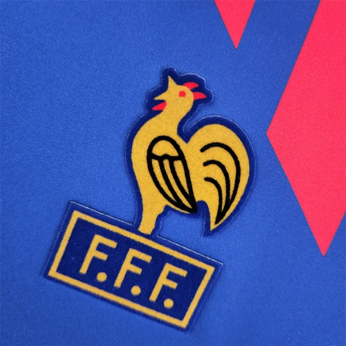 France Jersey Home Kit 1988 1990 Retro Football Team Soccer product image 3