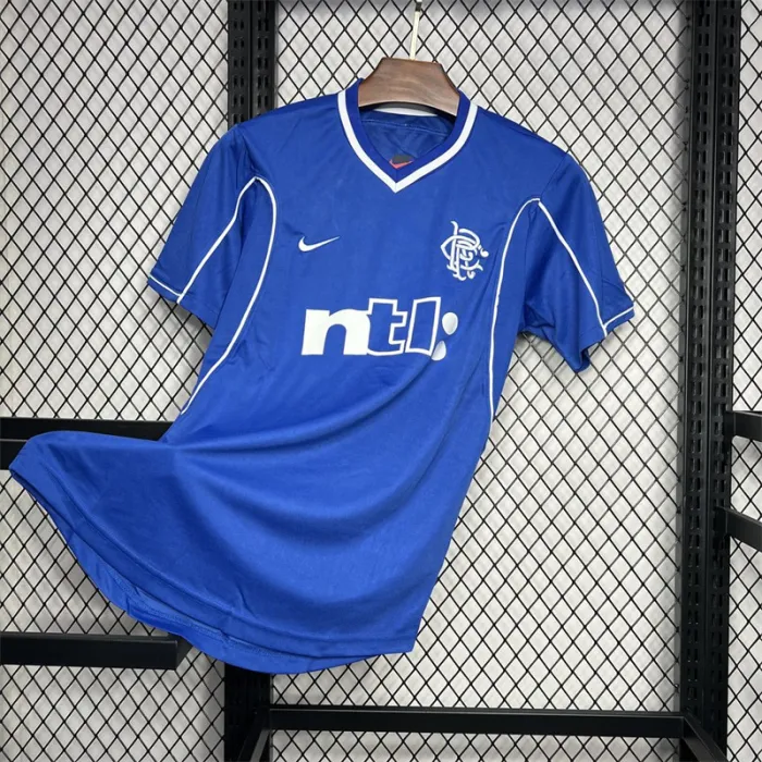 Retro Rangers Home Kit 1999 2001 Football Jersey product image 6