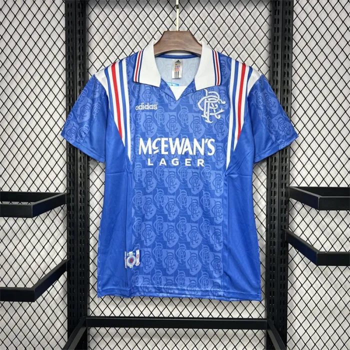 Retro Rangers Home Kit 1996 1997 Football Jersey product image 1