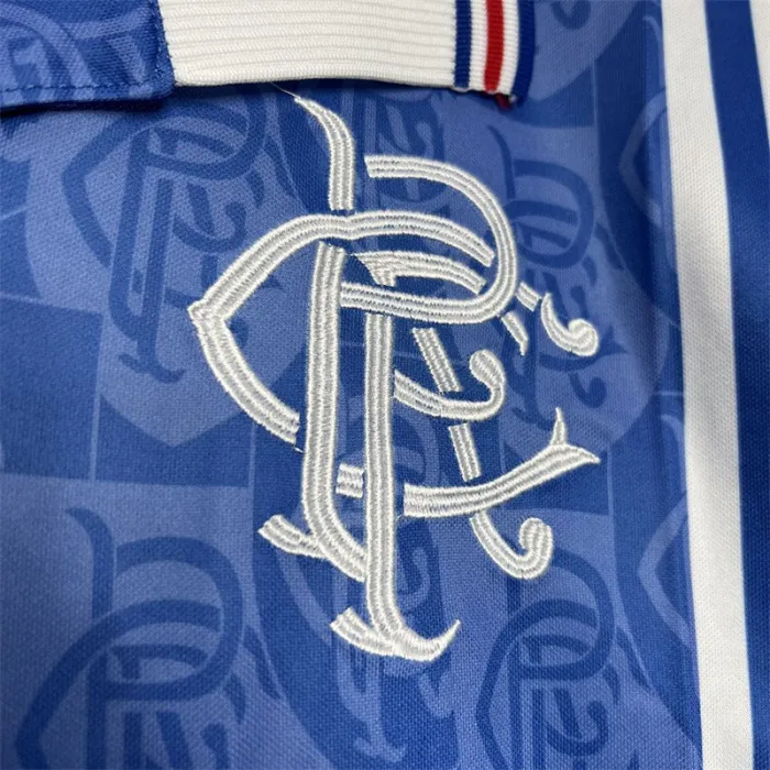 Retro Rangers Home Kit 1996 1997 Football Jersey product image 4