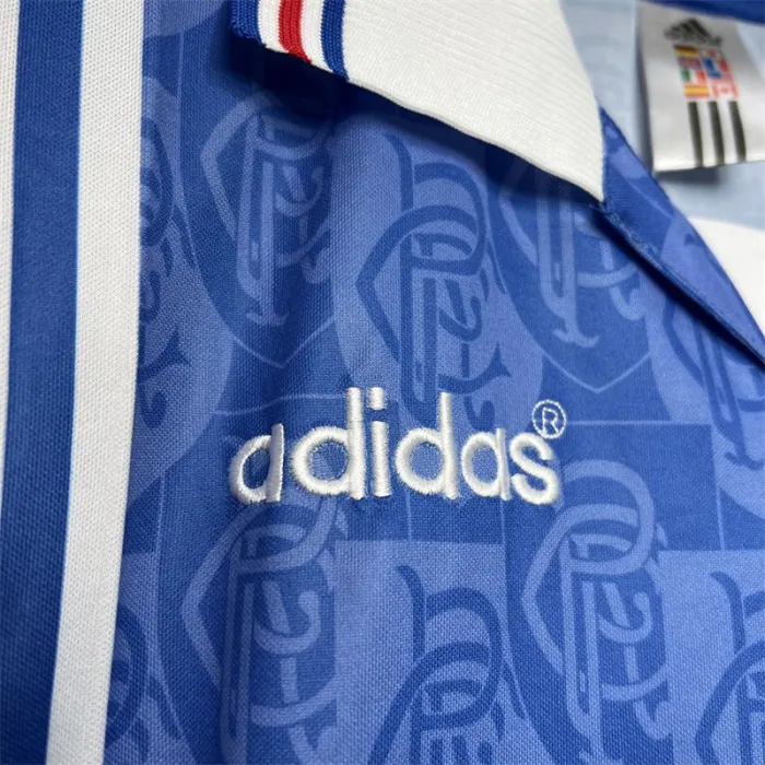 Retro Rangers Home Kit 1996 1997 Football Jersey product image 6