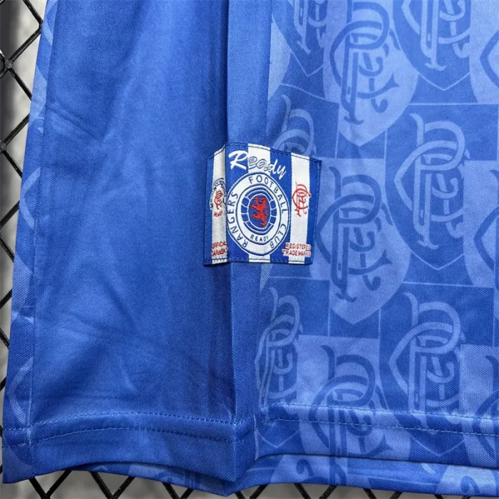 Retro Rangers Home Kit 1996 1997 Football Jersey product image 7