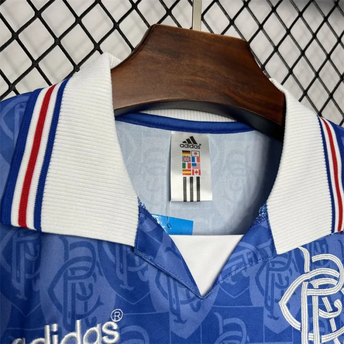 Retro Rangers Home Kit 1996 1997 Football Jersey product image 8