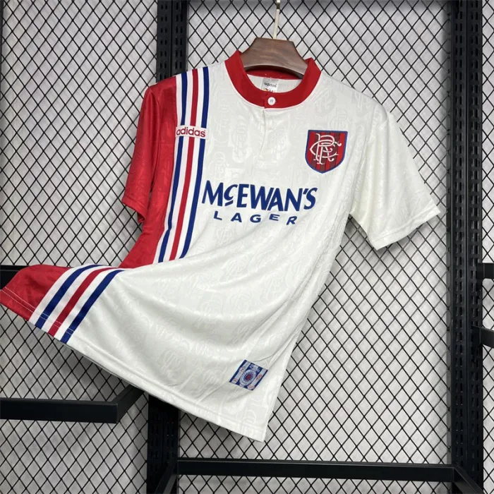 Retro Rangers Away Kit 1996 1997 Football Jersey product image 5