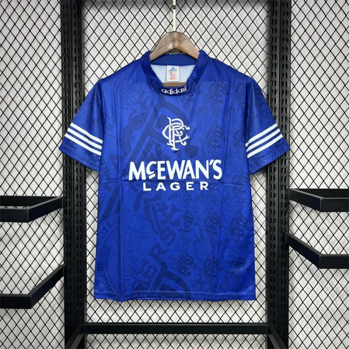 Retro Rangers Home Kit 1994 1996 Football Jersey product image 1