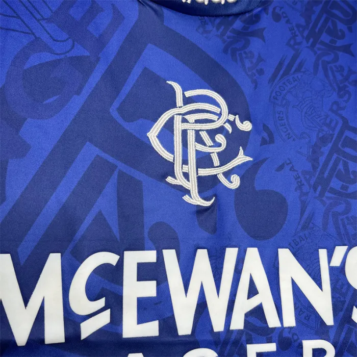 Retro Rangers Home Kit 1994 1996 Football Jersey product image 4