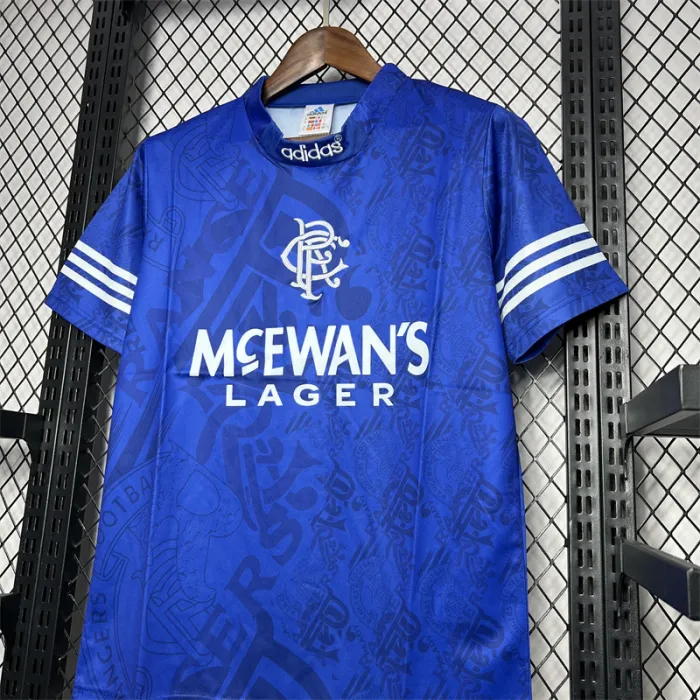 Retro Rangers Home Kit 1994 1996 Football Jersey product image 2